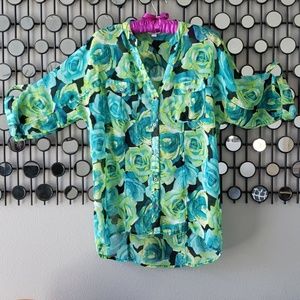 ⚡HP⚡Candie's button up high/low blouse